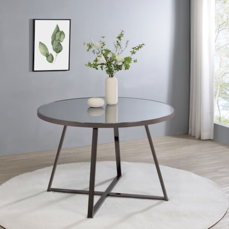 Jillian 45-inch Mirror Top Dining Table