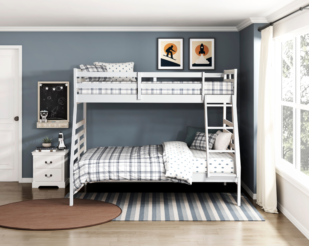 Homelegance Darden Twin over Full Bunk Bed