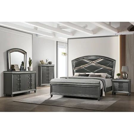 Adira Contemporary 5-Piece Queen Bedroom Set