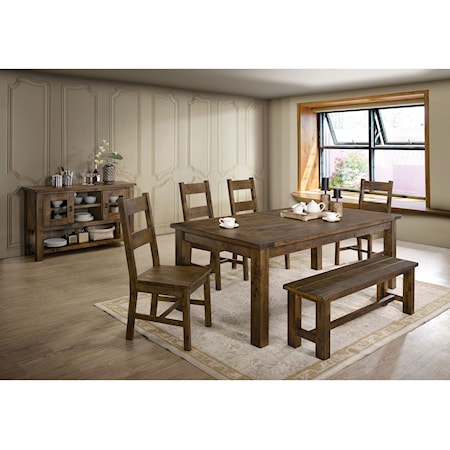 7 Pc. Dining Table Set