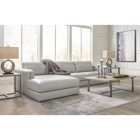 2-Piece Sectional With Chaise