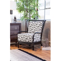 Transitional Wing Back Chair