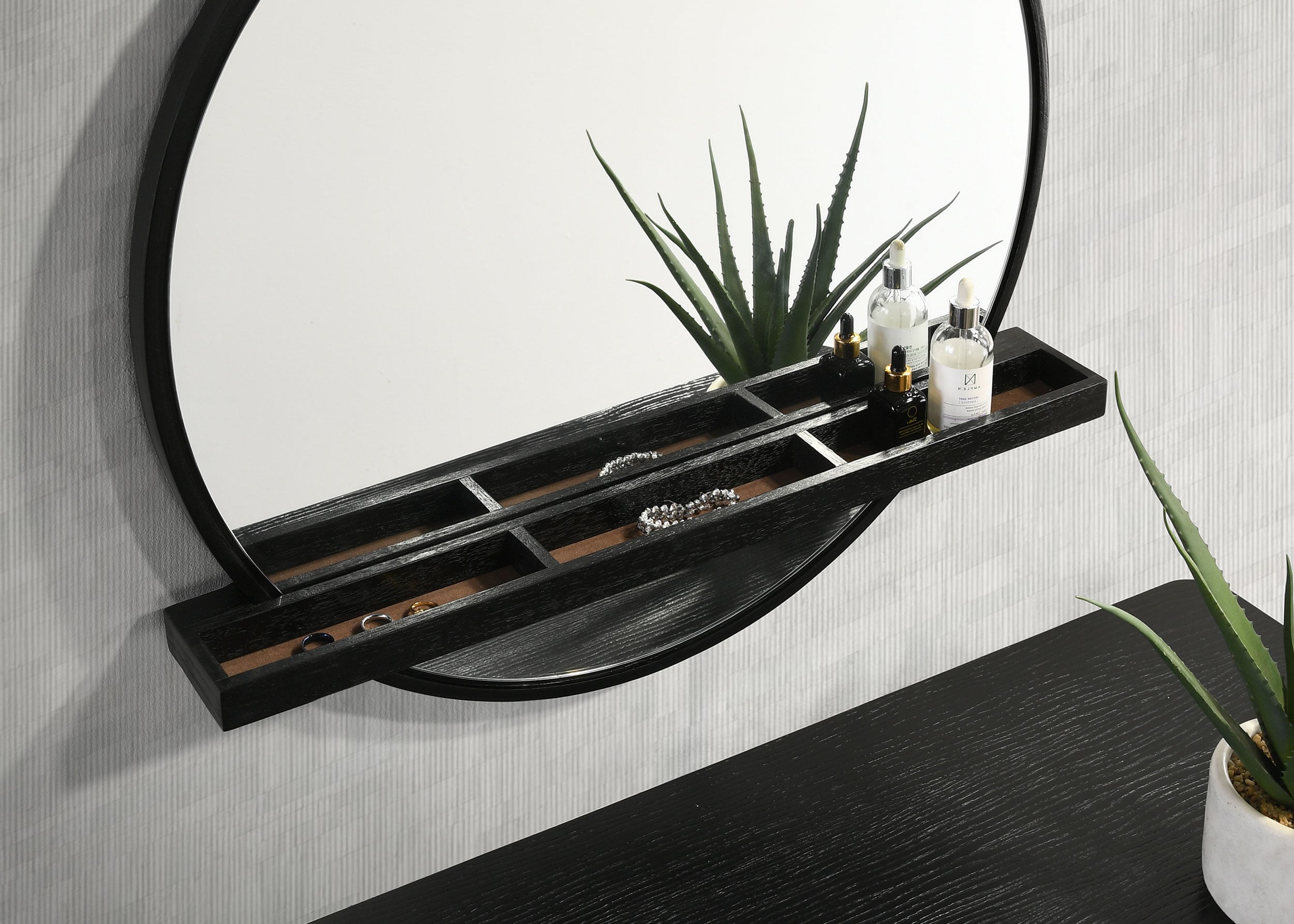 Vanity Wall Mirror w/ Shelf