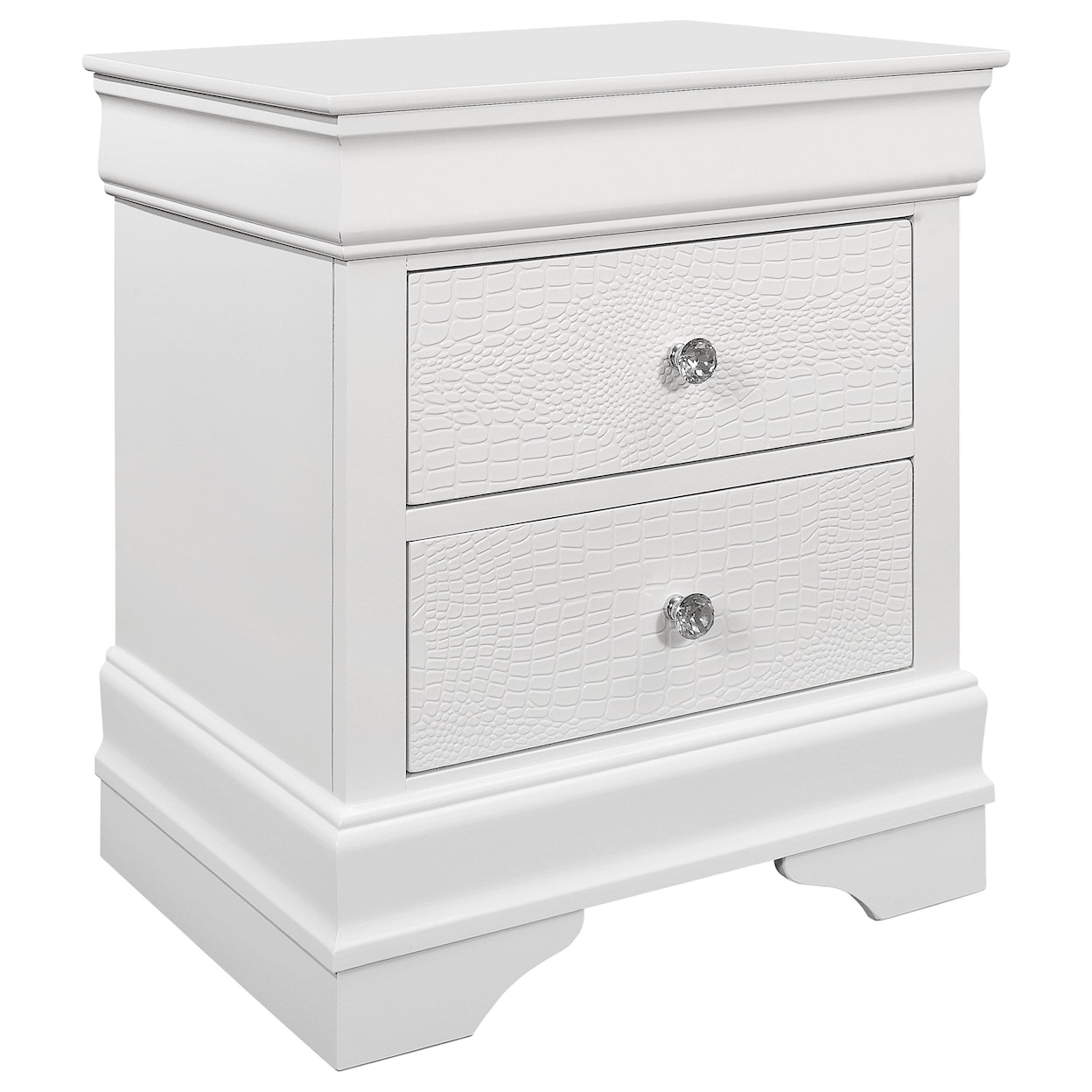 Global Furniture Pompei 2-Drawer Nightstand