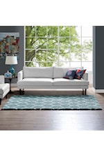 Modway Solvea Moroccan Trellis 5x8 Shag Area Rug