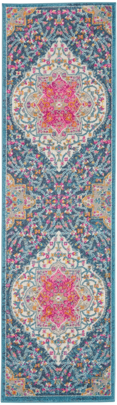 2'2" x 7'6" Multicolor Runner Rug