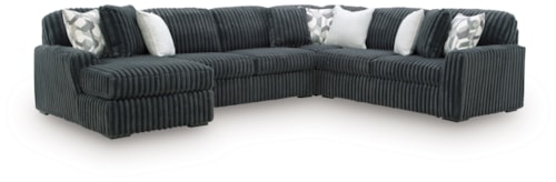 4-Piece Sectional With Chaise
