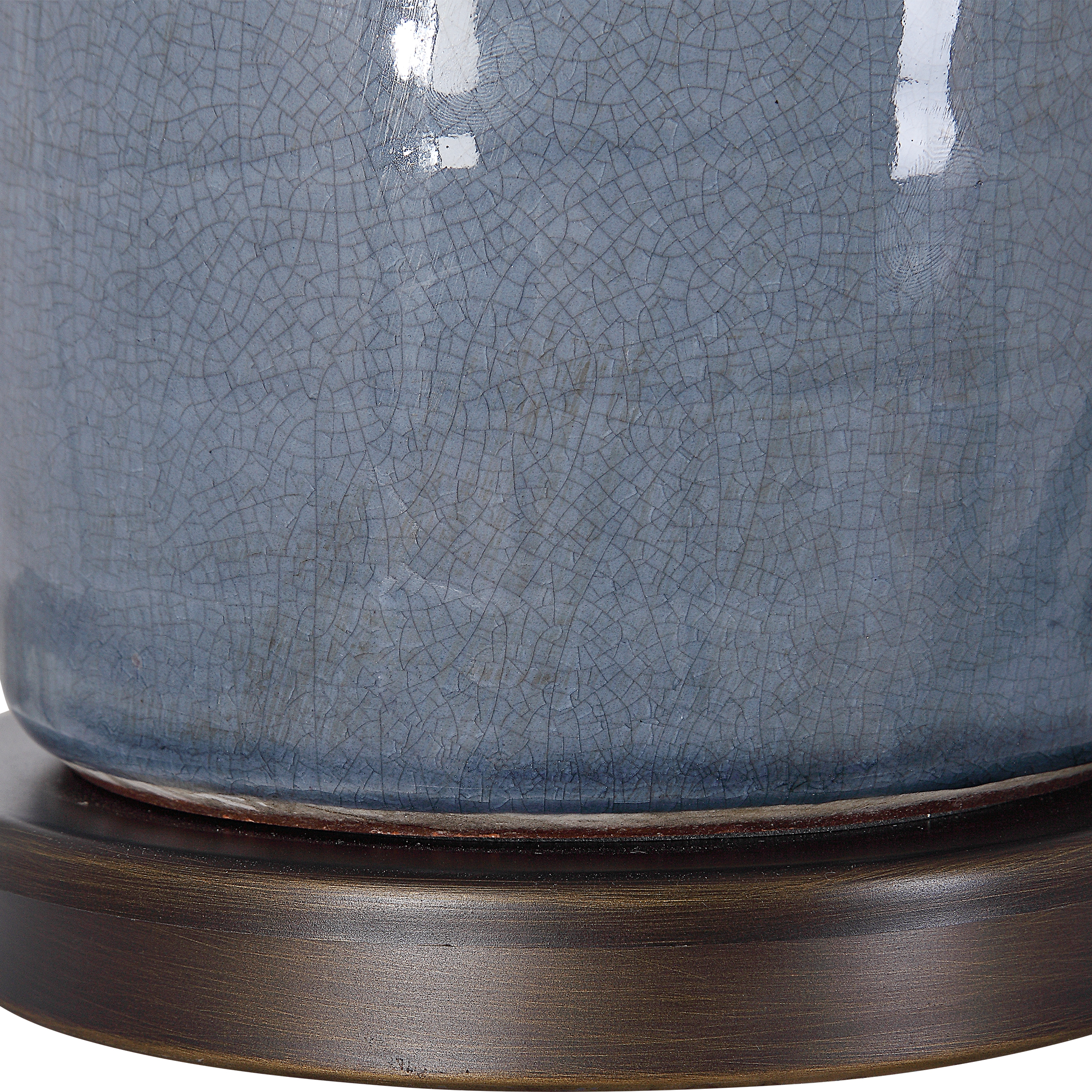 Uttermost Vicente Vicente Slate Blue Table Lamp