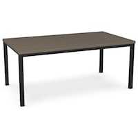 Customizable Bennington Table with Solid Wood Top