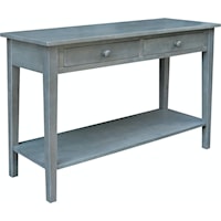 Contemporary Sofa Table with Storage