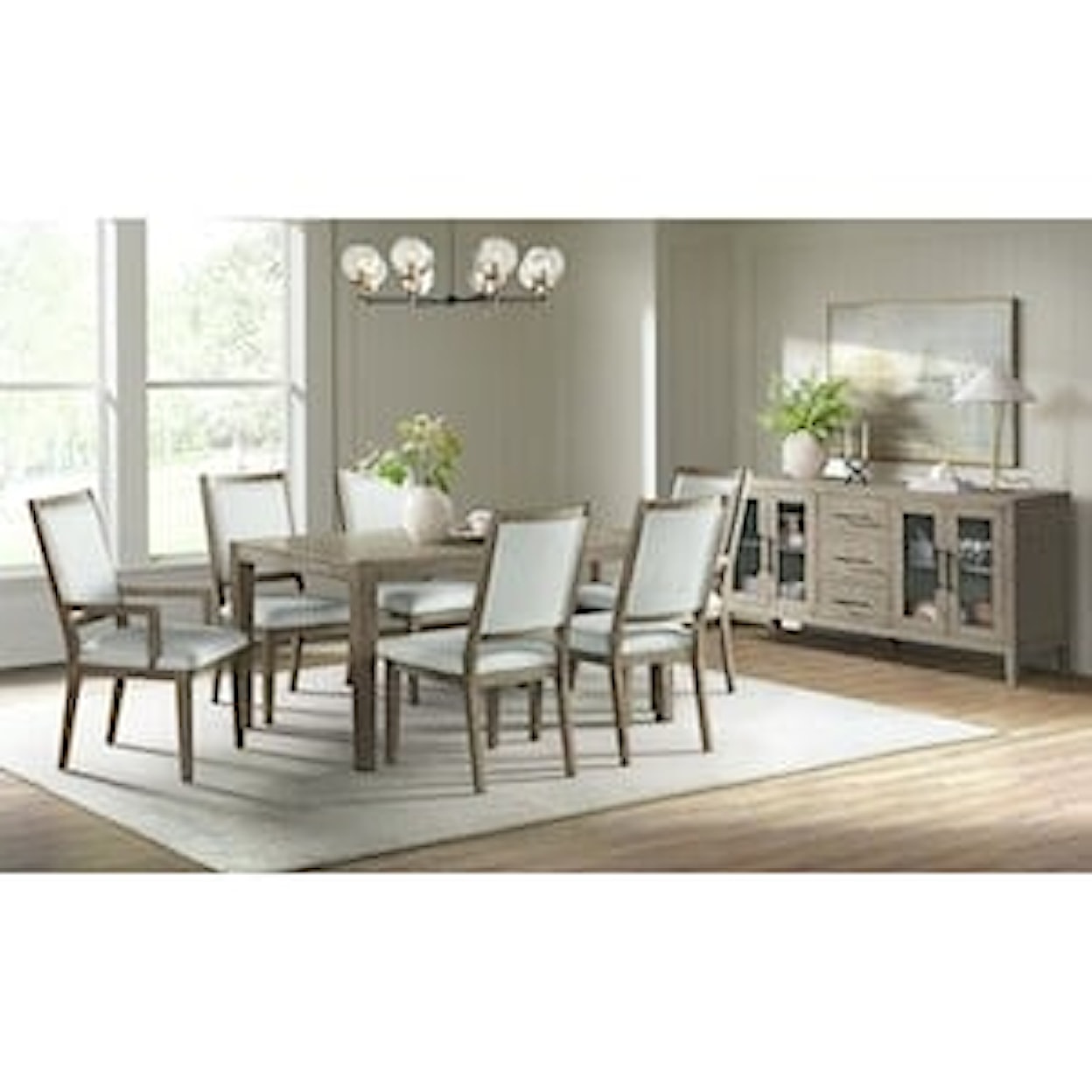 Elements International Versailles Contemporary Dining Room