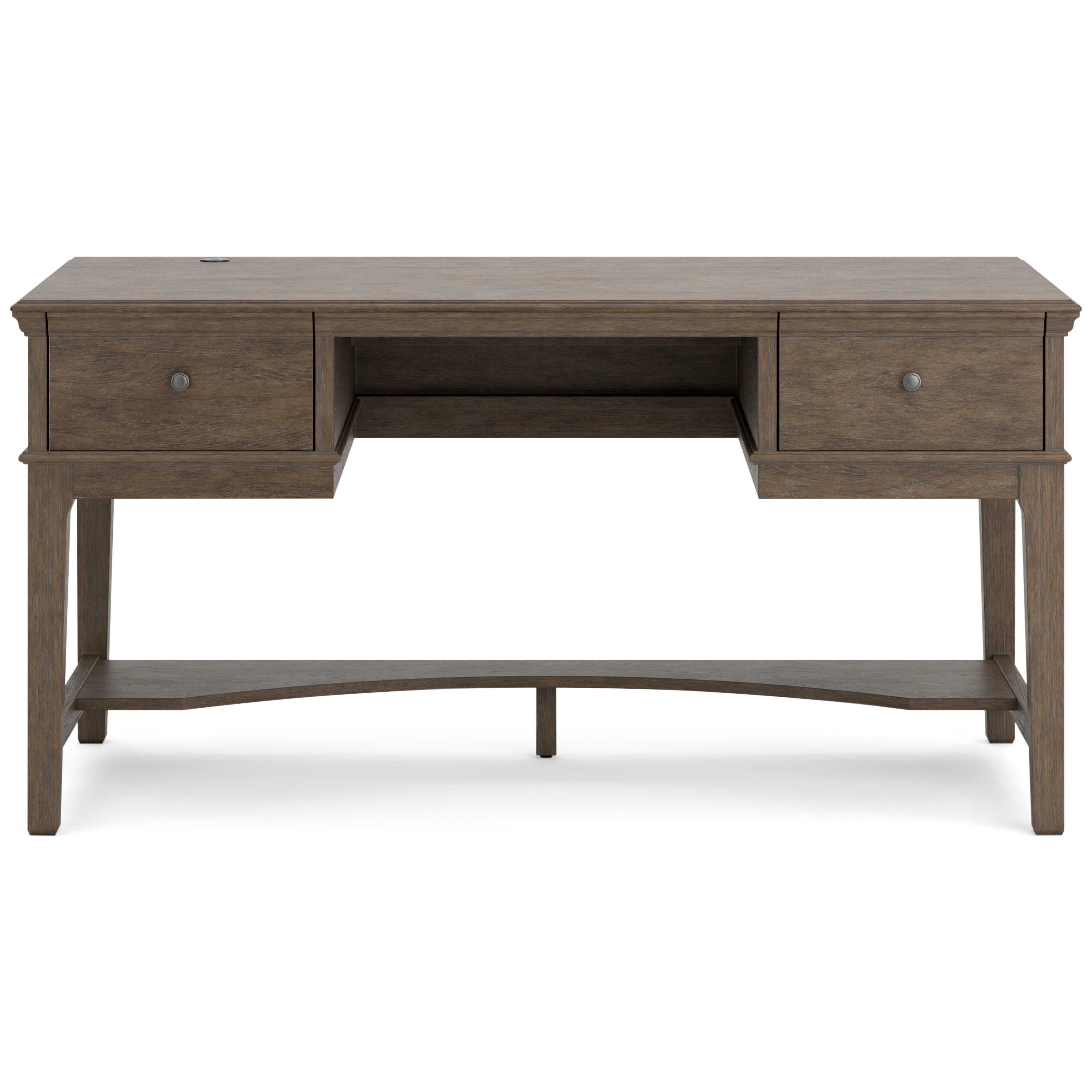 Ashley Signature Design Janismore H77626 Home Office Storage Leg Desk