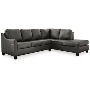 Signature Design by Ashley Valderno 2-Piece Sectional with Chaise