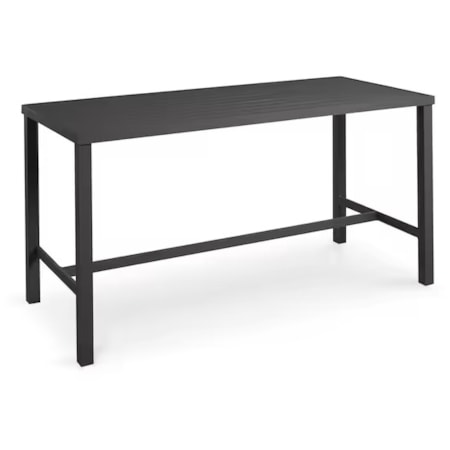 Outdoor 84" Rectangular Bar Table