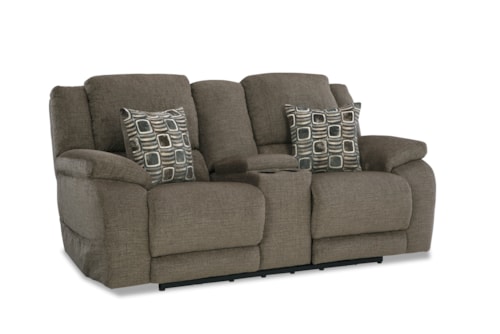 Power Reclining Loveseat with Pillows