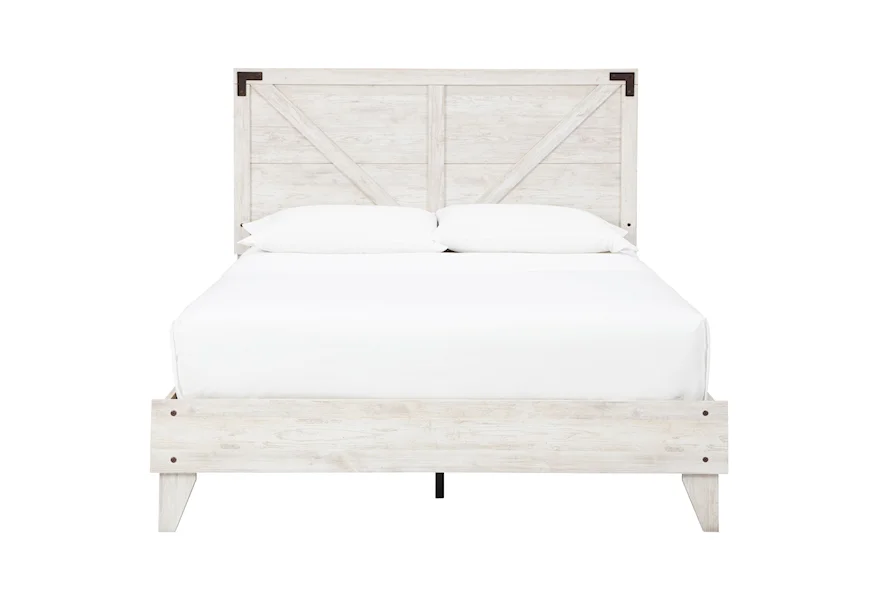 Shawburn Queen Platform Bed with Panel Headboard by Signature Design by Ashley Furniture at Sam's Appliance & Furniture