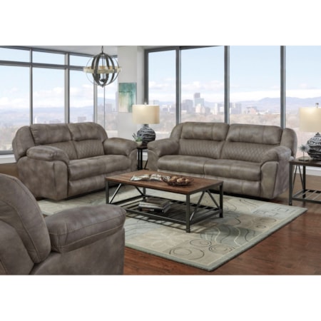 JAMIE FIG TRIPLE POWER | ROCKING LOVESEAT