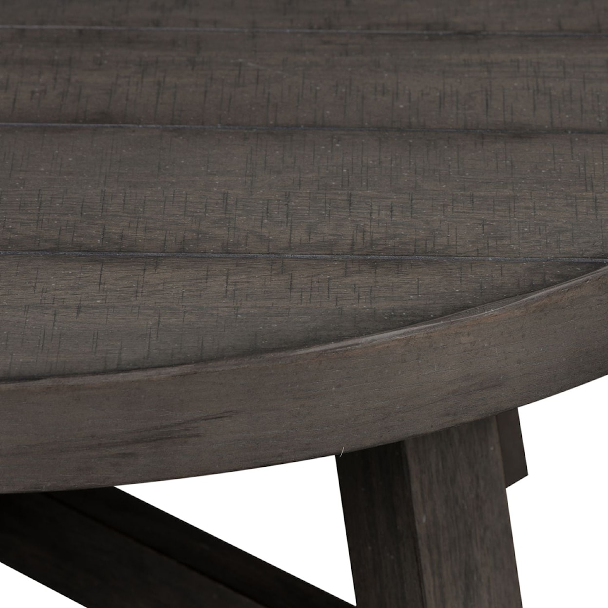 Liberty Furniture Modern Farmhouse Splay Leg Round Cocktail Table