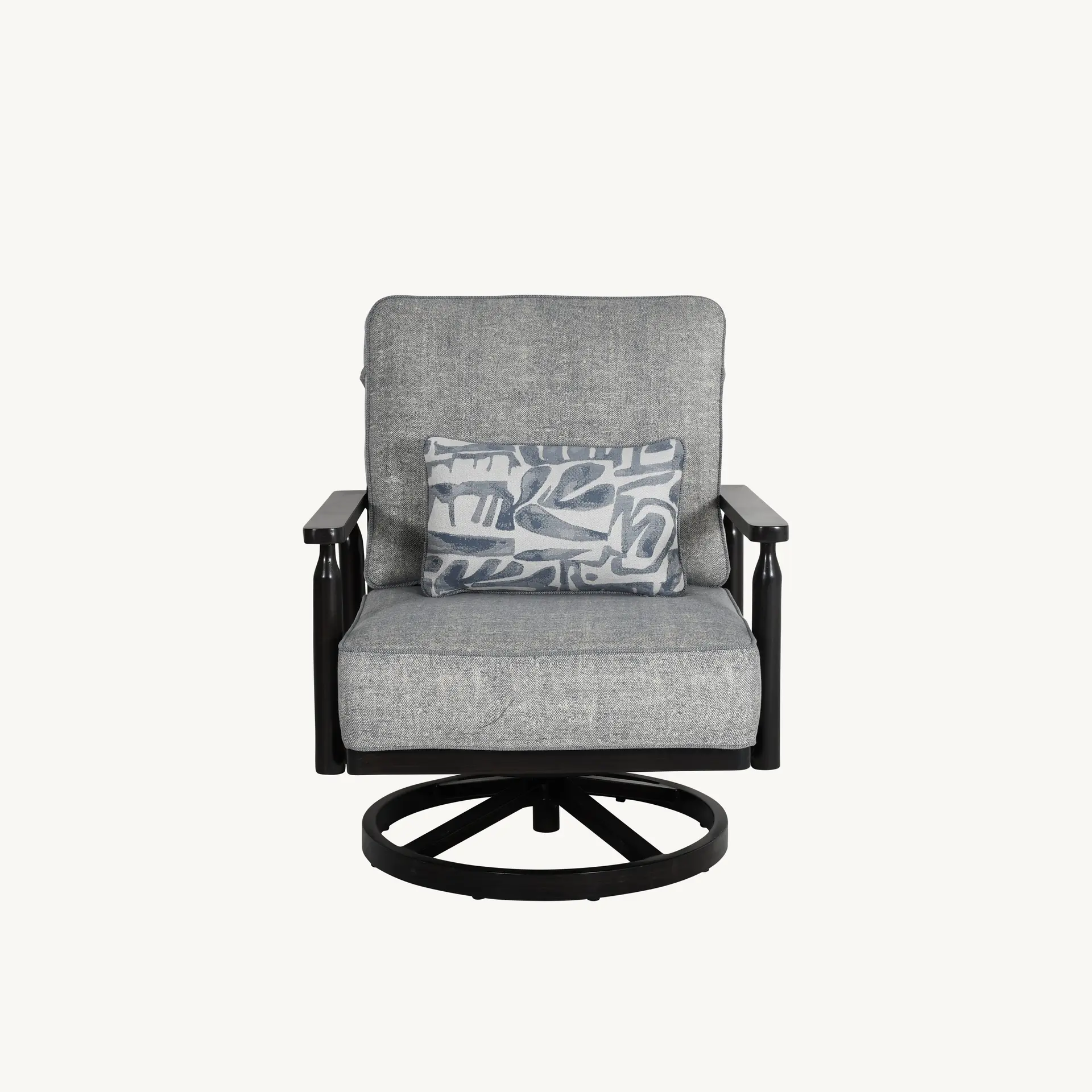 Cushioned Action Lounge Chair w/Acc. Pillow