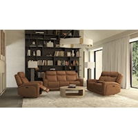 Transitional Power Reclining Living Room Set