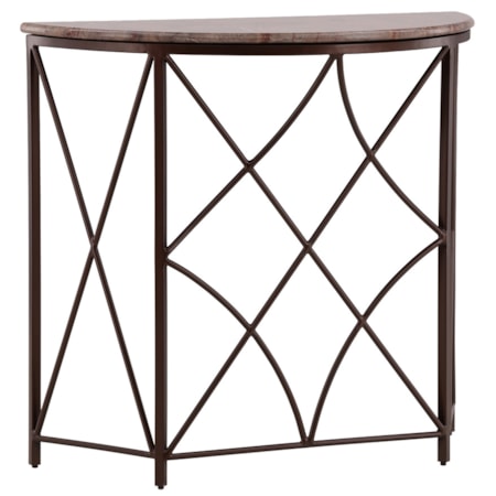 Console Table with Marble Top