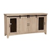 John Thomas SELECT Entertainment Large Barn Door TV Stand