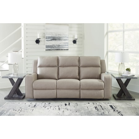 Reclining Sofa With Drop Down Table