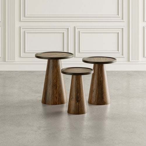 Jofran Knox 2330KNOXCHS Knox MidCentury Modern Bunching Tables