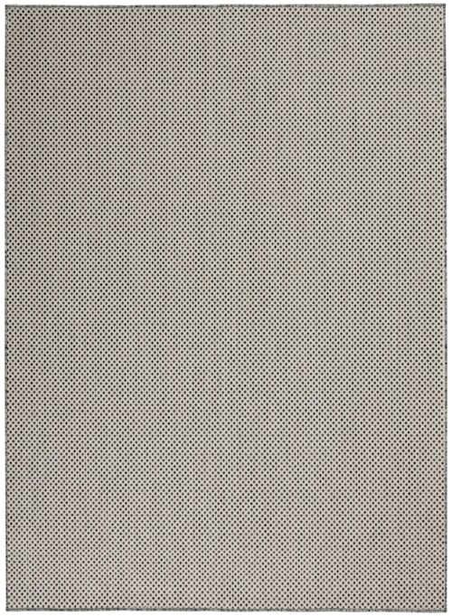 4' x 6' Ivory Charcoal Rectangle Rug