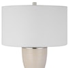 Uttermost Amphora Amphora Off-White Glaze Table Lamp