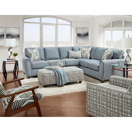 2-Piece L-Shape Sectional