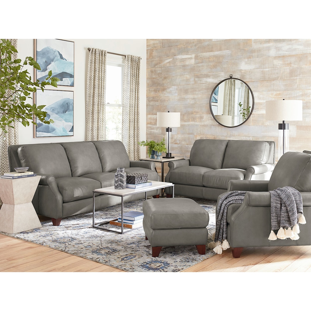 Bassett Club Level - Greyson Ottoman