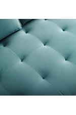 Modway Valour Valour Mid-Century Modern Performance Velvet Sofa - White