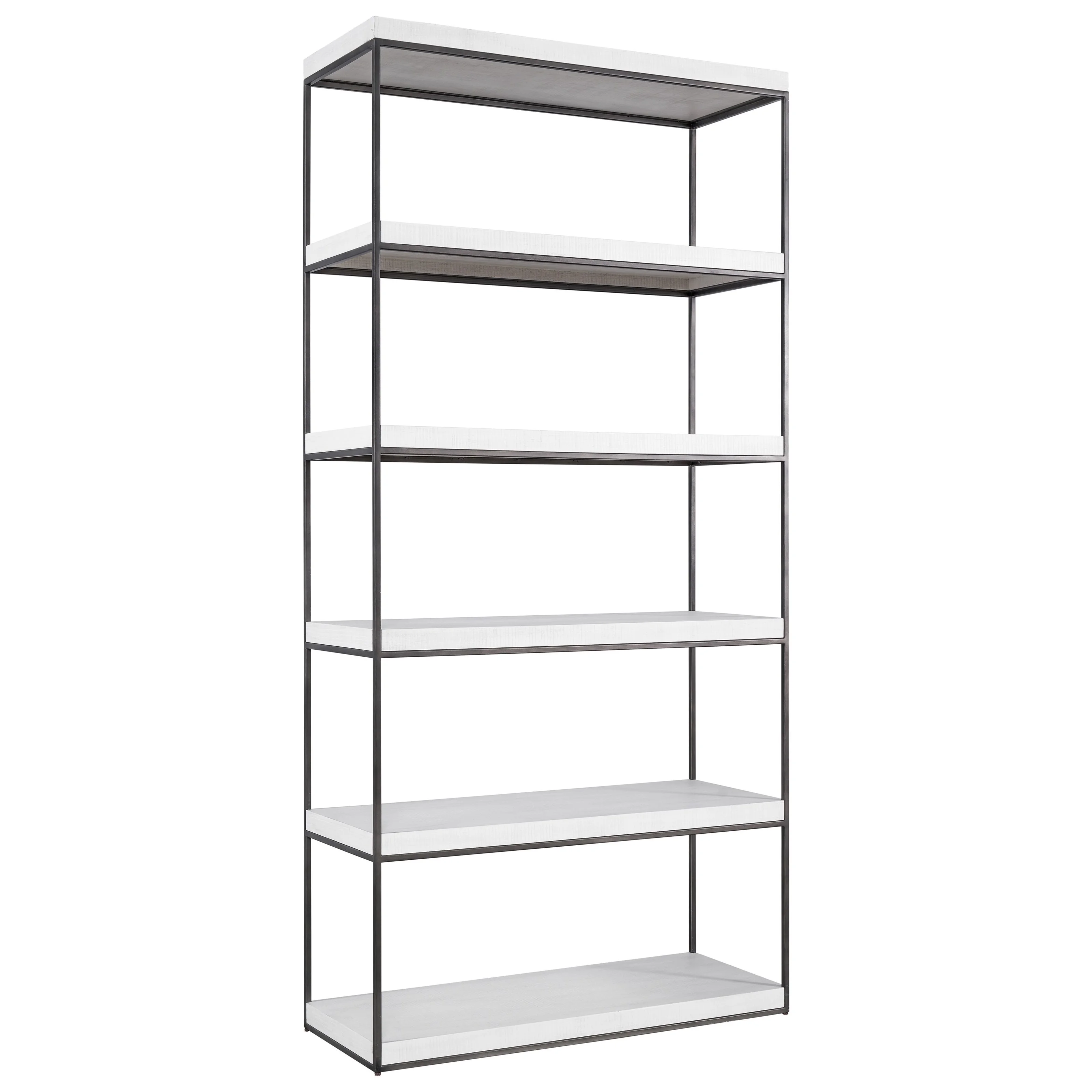 Universal Modern Farmhouse 199.011850 Contemporary Etagere with 6