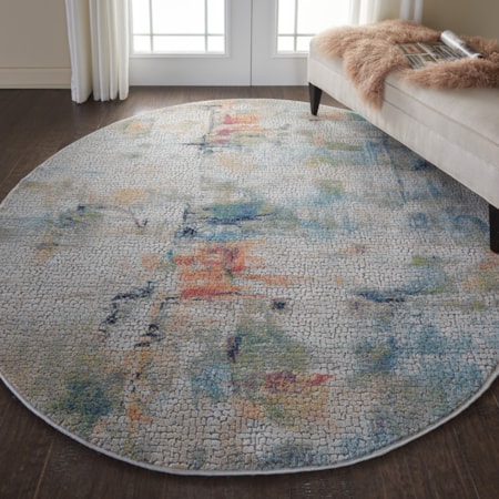 6&apos; Round  Rug