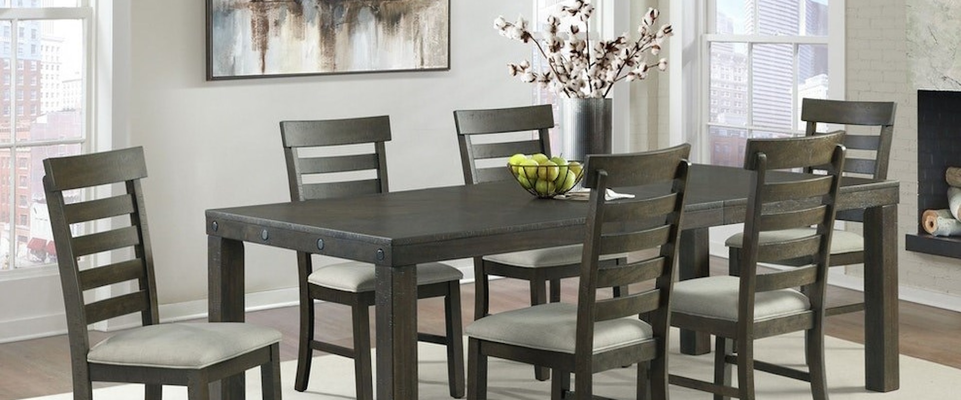 7-Piece Dining Table and Chair Set