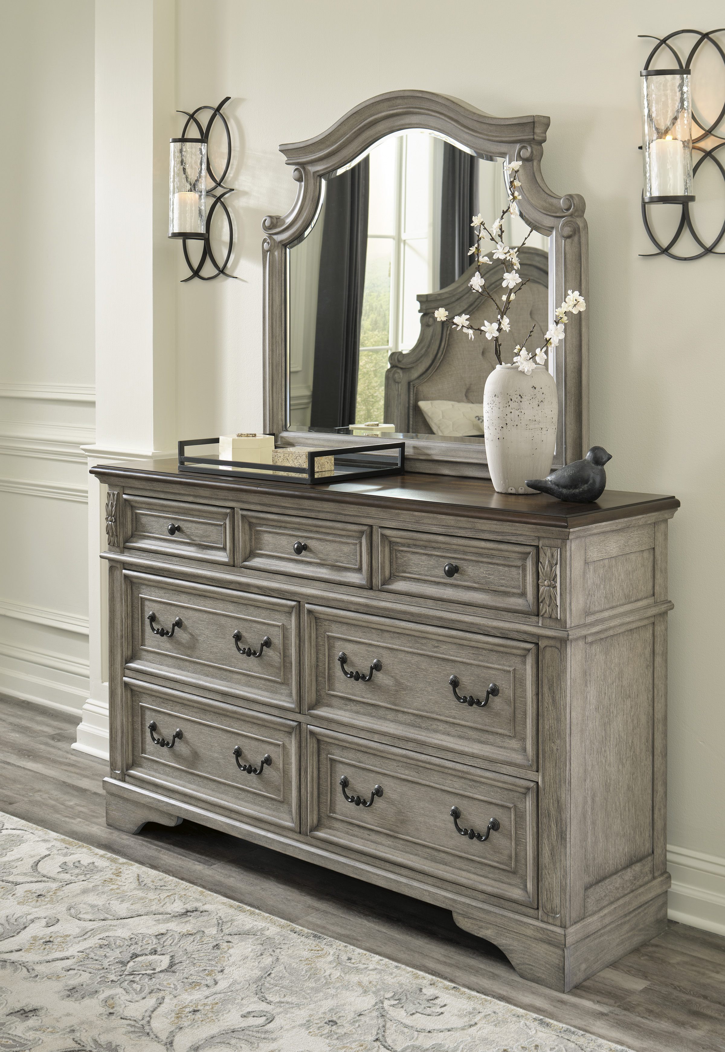 Ashley Signature Design Lodenbay B751-36 Traditional Bedroom Mirror ...