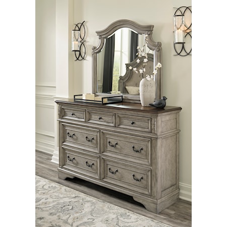 Dresser and Mirror