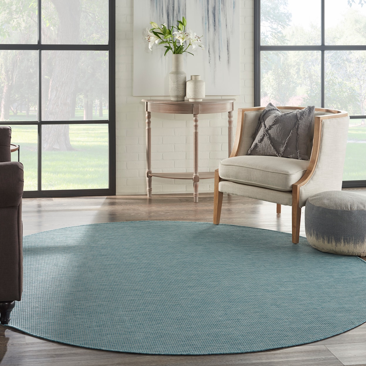 Nourison Positano 8' Round  Rug