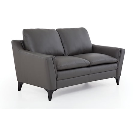 Balmoral Contemporary Upholstered Loveseat with Premium Padding