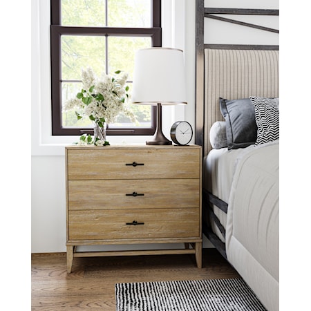 3-Drawer Bedside Chest