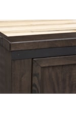 Liberty Furniture Thornwood Hills Transitional Queen Bookcase Bed with Storage Footboard