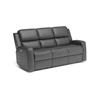 Leather Triple Power sofa (Power recline/power headrests/power lumbar) and Zero Gravity