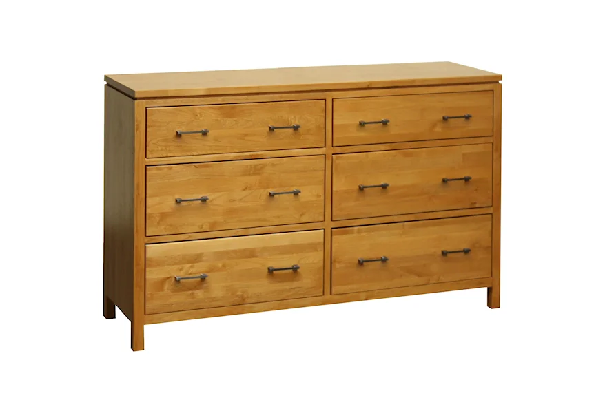 2 West 6 Drawer Dresser by Archbold Furniture at Esprit Decor Home Furnishings