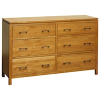 6-Drawer Dresser with 2 Blanket Drawers