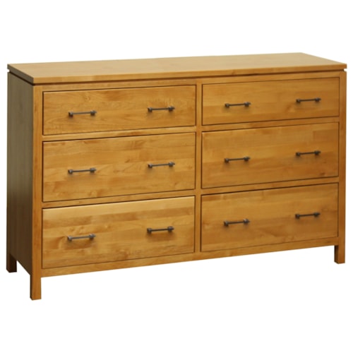 6-Drawer Dresser with 2 Blanket Drawers