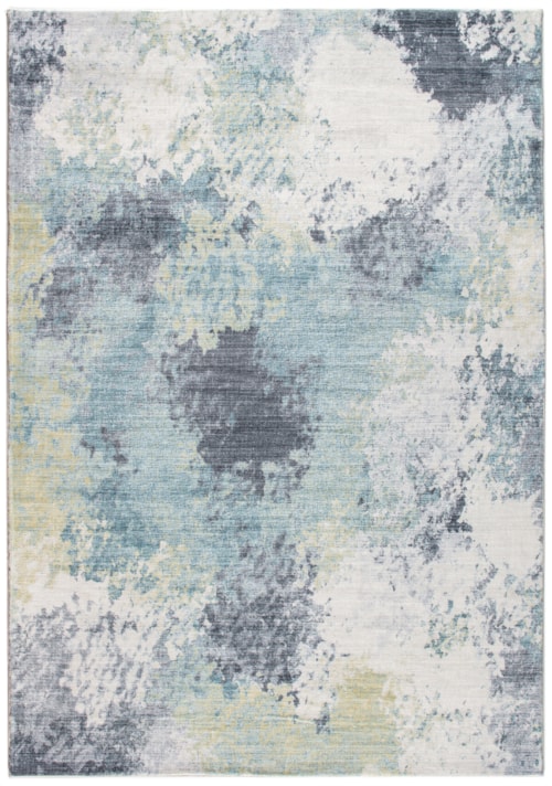 6' x 9' Blue Rectangle Rug