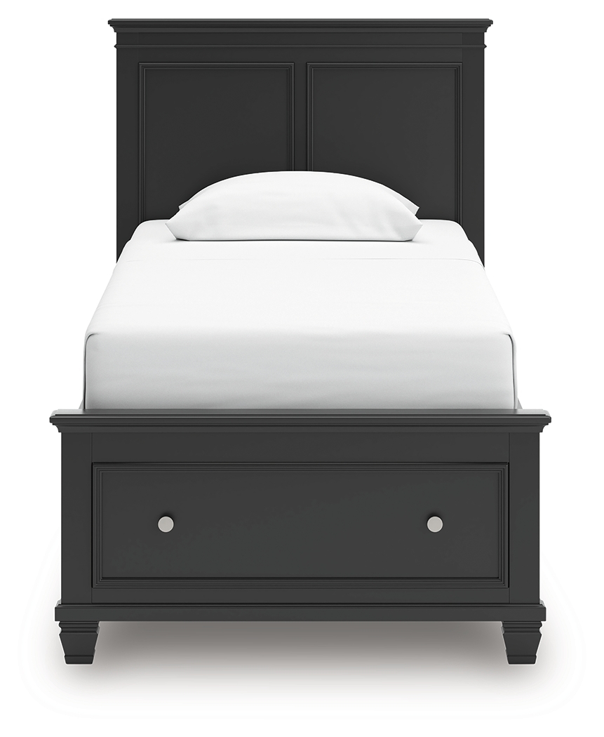 Twin Panel Storage Bed
