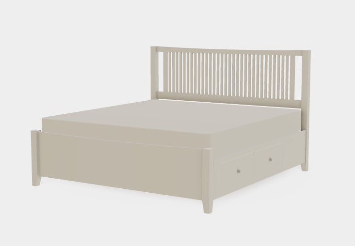 Mavin Atwood Group Atwood King Right Drawerside Spindle Bed