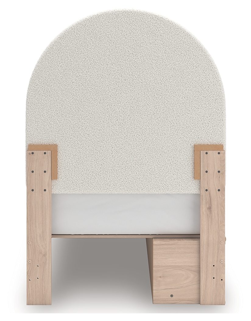 Signature Design by Ashley Arloster Twin Upholstered Panel Bed